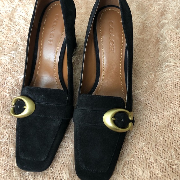 ✨✨Sold✨✨🎄Coach Jade loafer Square Toe, Block heel - Picture 3 of 8